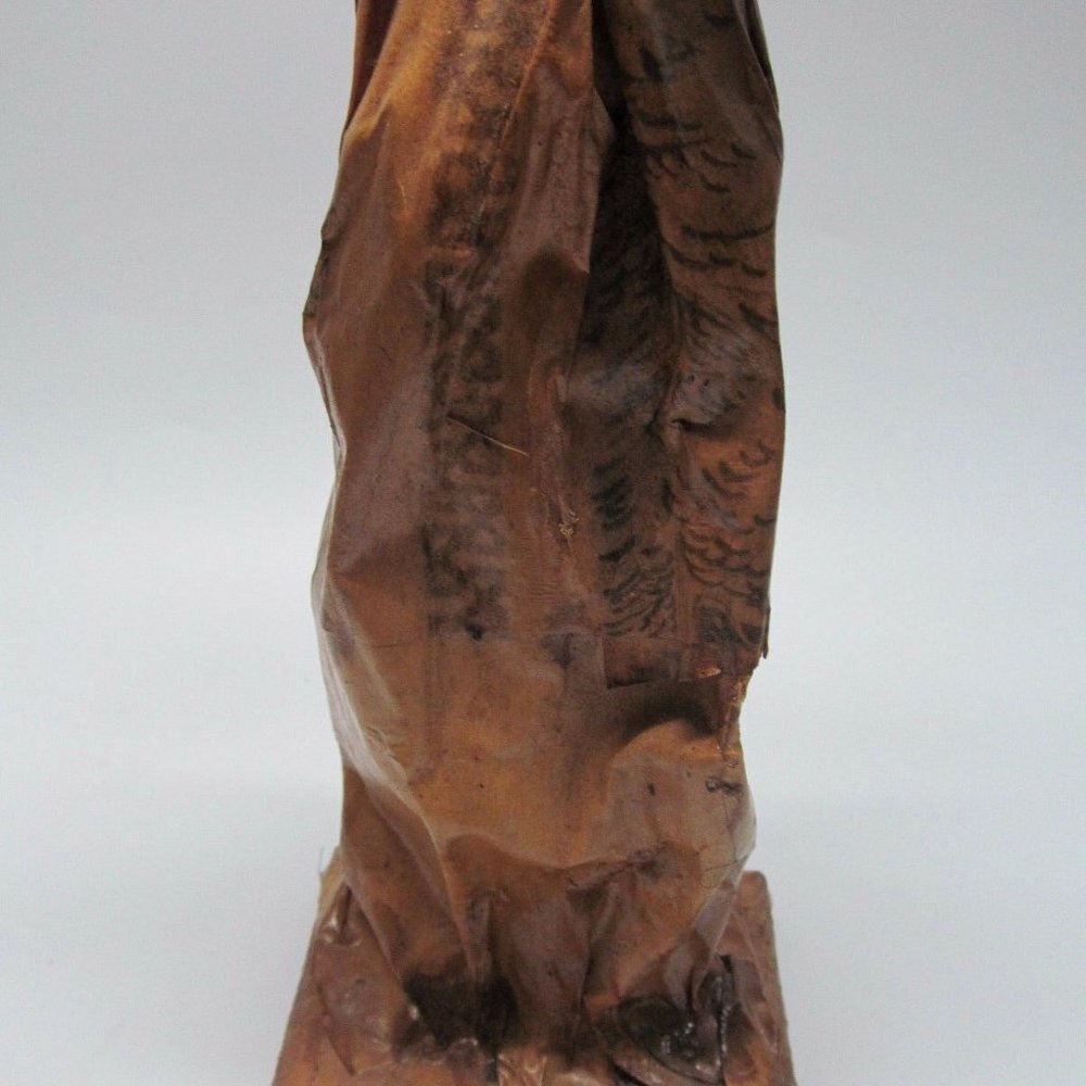 Vtg Paper Mache Folk Art Figurine - Picture 4 of 9